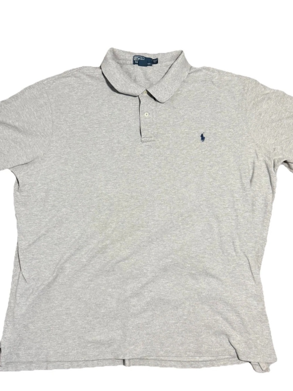 Ralph Lauren Polo Shirt Men’s 4XLT Tall Pony Short Sleeve Preppy Gray